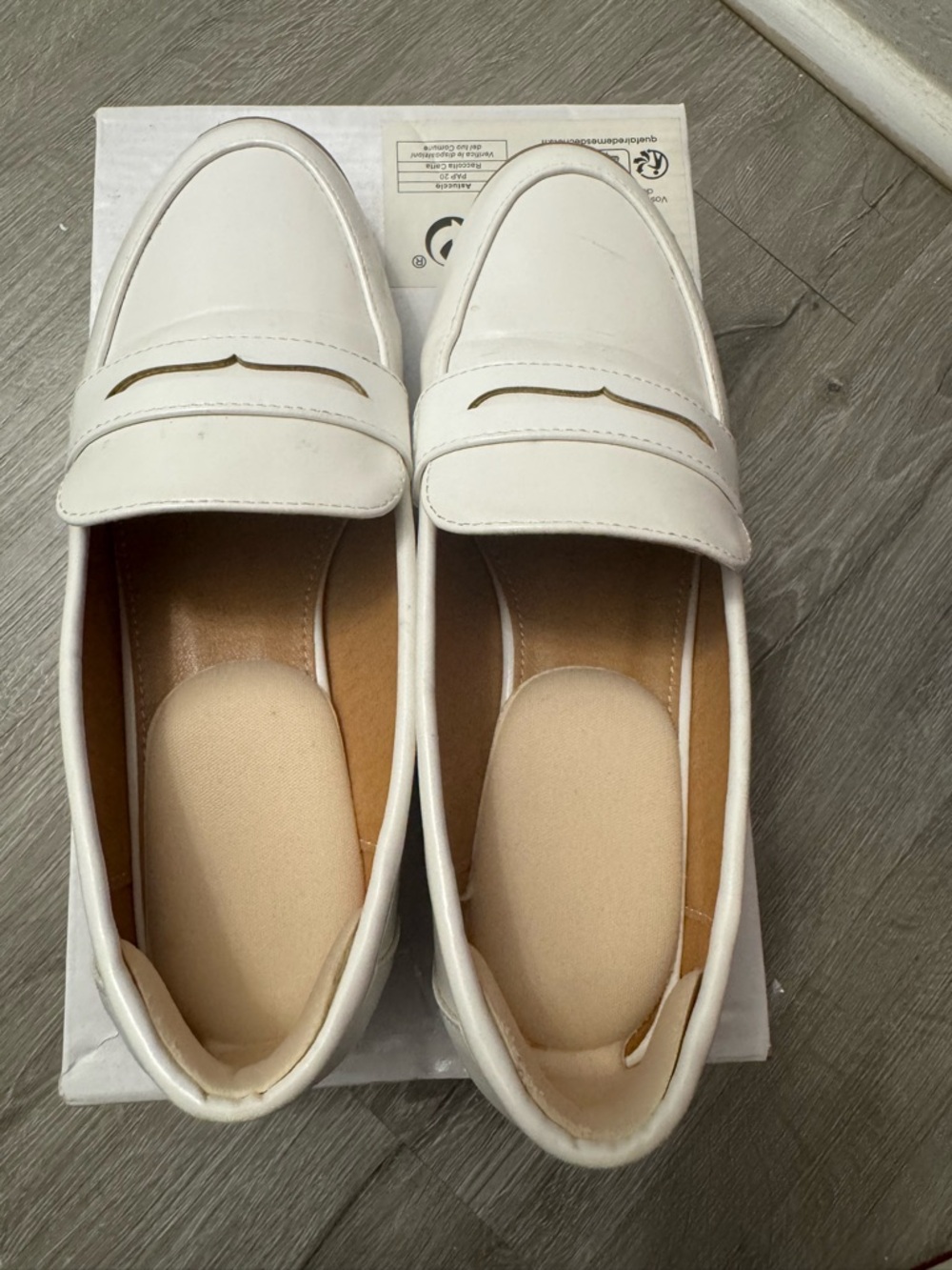 SHEIN White Penny Loafers for Women - Picture 5 of 6